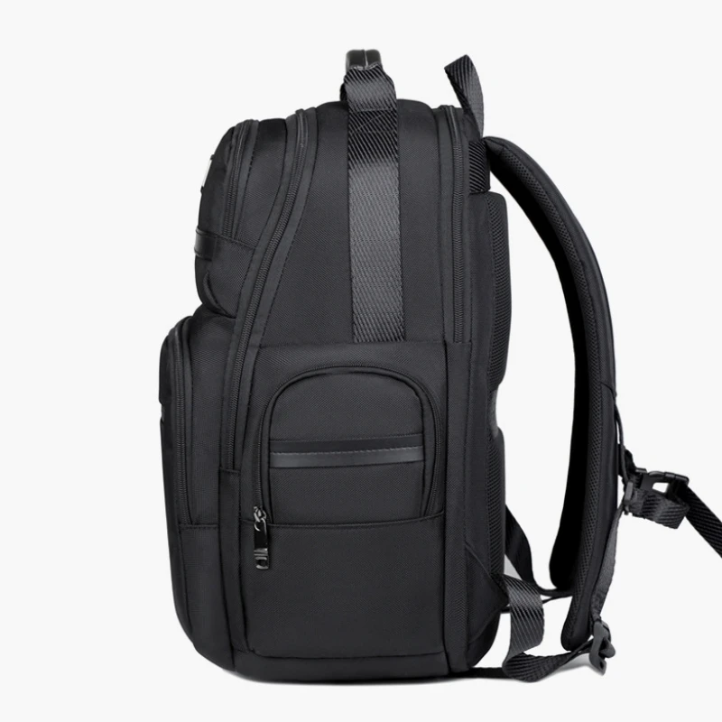 High Quality Black Grey Men\'s Backpack Large Capacity 17.3 Inch Laptop Backpacks Male Handbag Rucksack Outdoor Bagpack Schoolbag