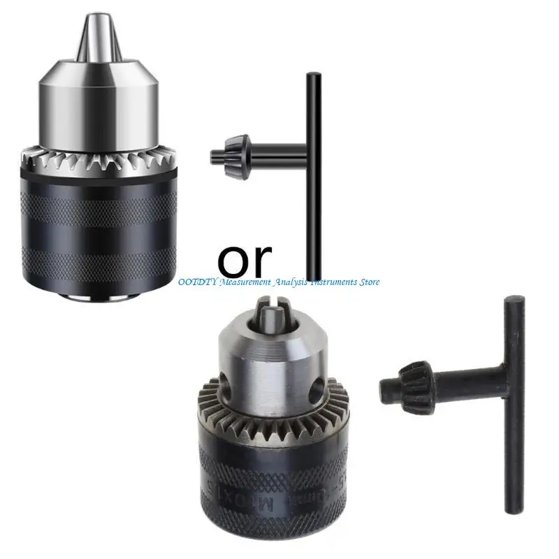 

367D Heavy Duty Drill Chuck Multi-functional Three-jaw Drill Chuck 1.5-10mm Drill Chuck Adapter Converter Not Easy to Slip