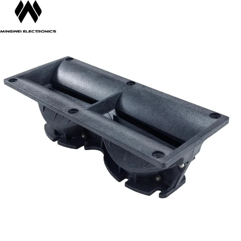 MW Audio Dual HF Horn for 5" Column Speaker & Line Array, 2x1" Throat, Size: 247.5×100.5×85.4mm - Image 2