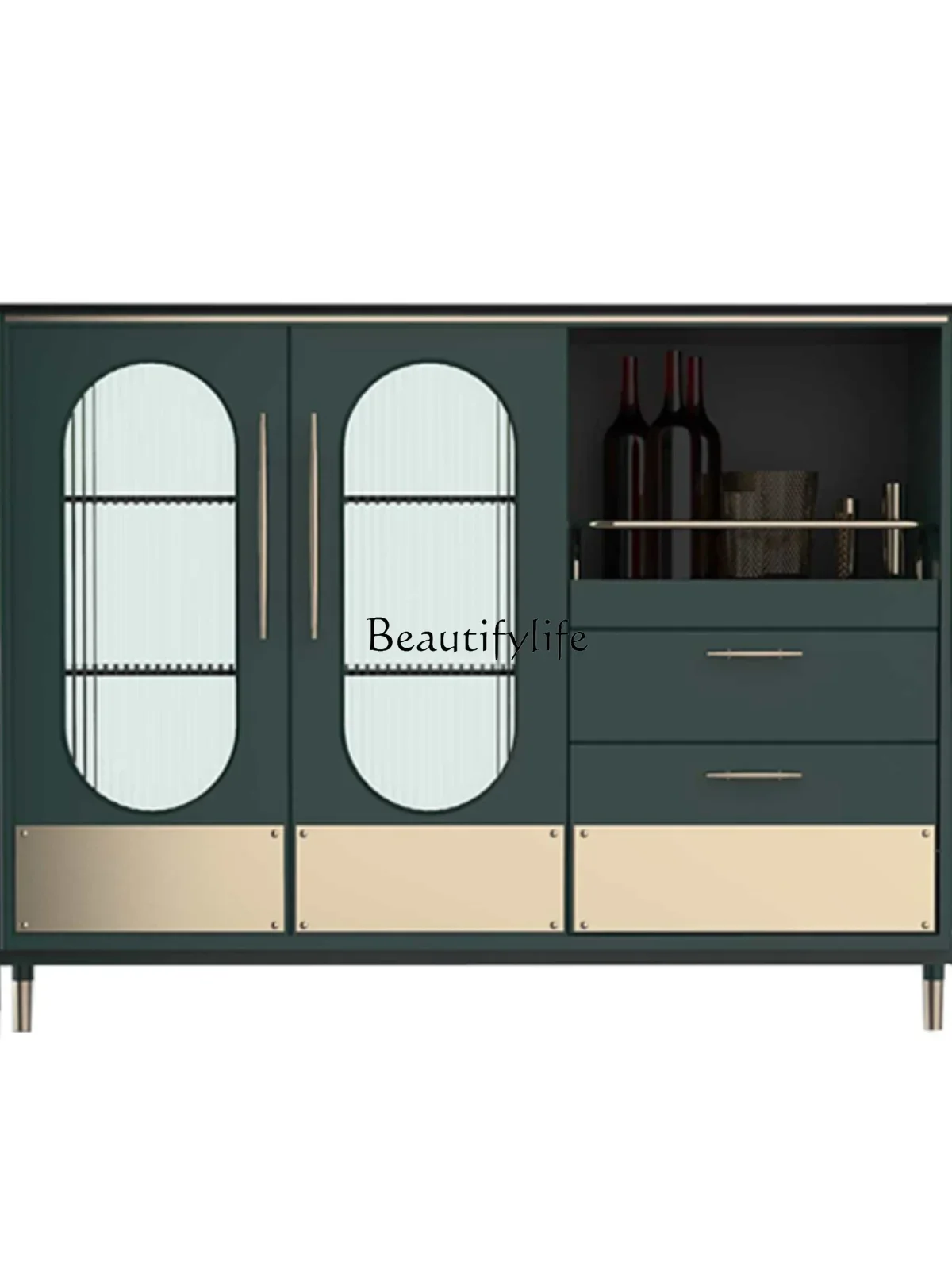 

Changhong Glass Sideboard Light Luxury Storage Restaurant