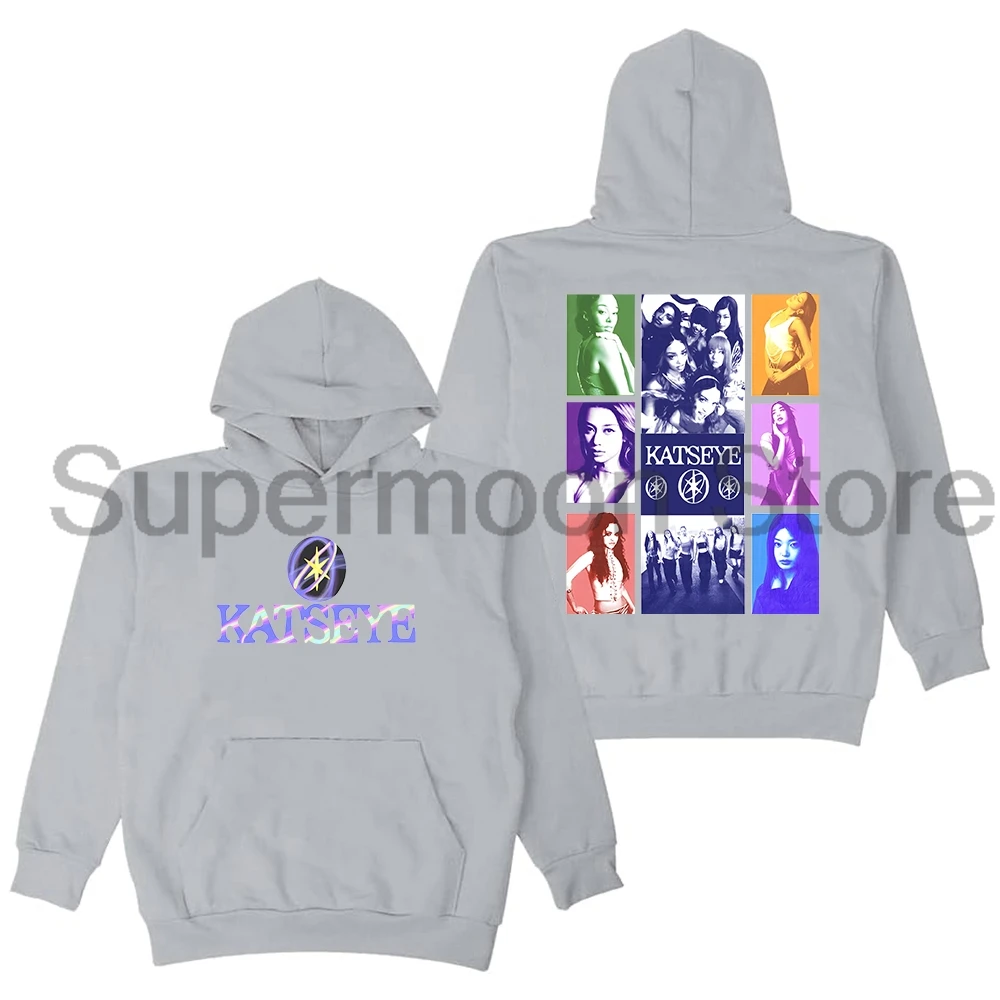 Kpop Katseye Merch Sudadera con capucha 2025 Hermoso Chaos Tour Ropa de calle de manga larga Hombres Mujeres Sudaderas con capucha