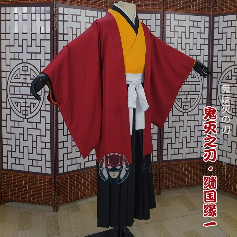 Disfraz de Demon Slayer Tsugikuni Yoriichi, ropa de kimono de ocio, uniforme de fiesta de Carnaval de Halloween de Anime para mujeres y hombres