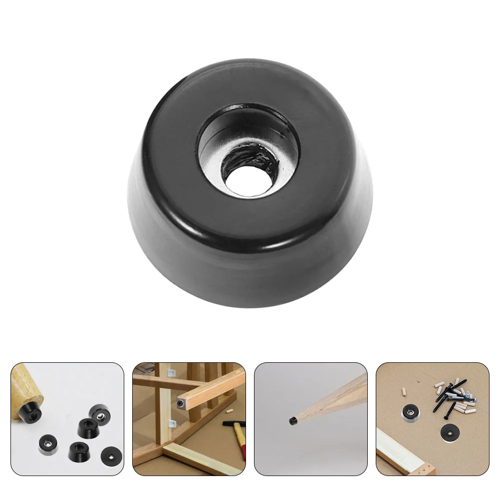 30 Pcs Cutting Board Rubber Feet Foot Pads Screw on Bumpers Table Legs Stainless Steel