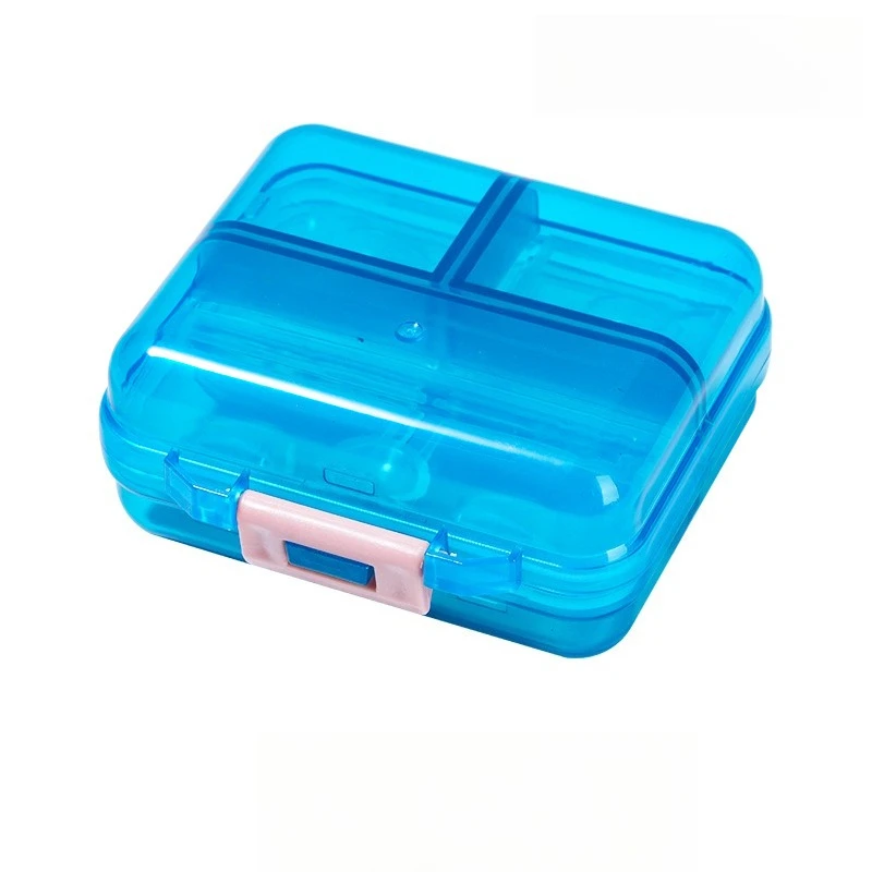 Tragbarer Reise-Pillen-Organizer, feuchtigkeitsbeständige Pillenbox, Mini-Medikamenten-Vitamin-Aufbewahrungsbox für Tasche, Handtasche, Outdoor und den täglichen Gebrauch. – Detail 9