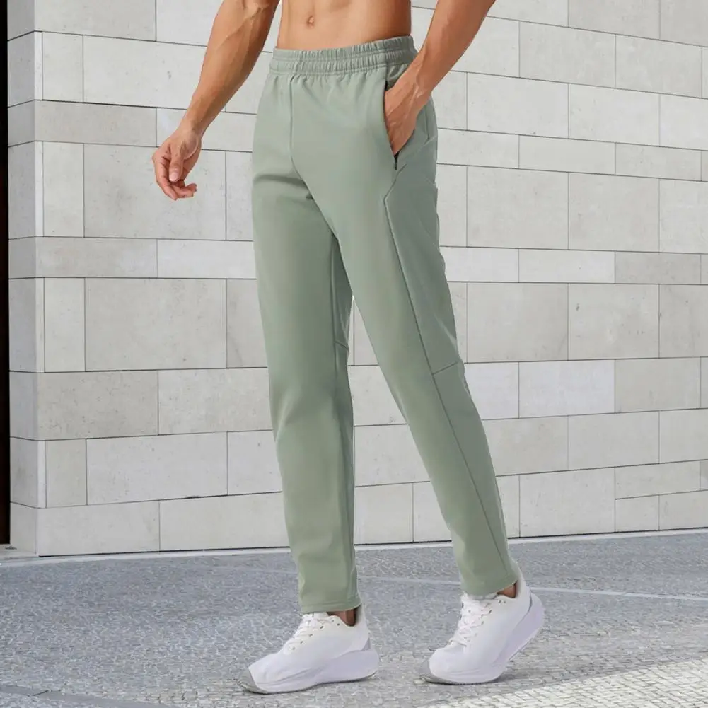 

Spring Sweatpants Outdoor Men's Waterproof Mountaineering Pants With Elastic Waist Loose Fit Wear-resistant Design For Sports