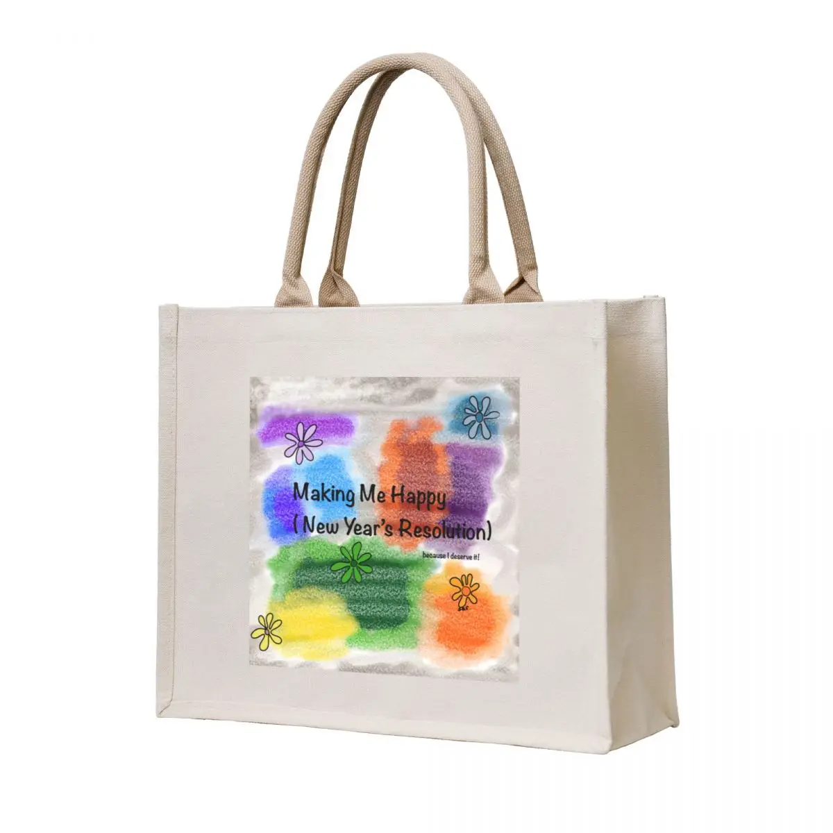 

Making Me Happy Tote Bag Woman shopper bag Eco bag tote canvas