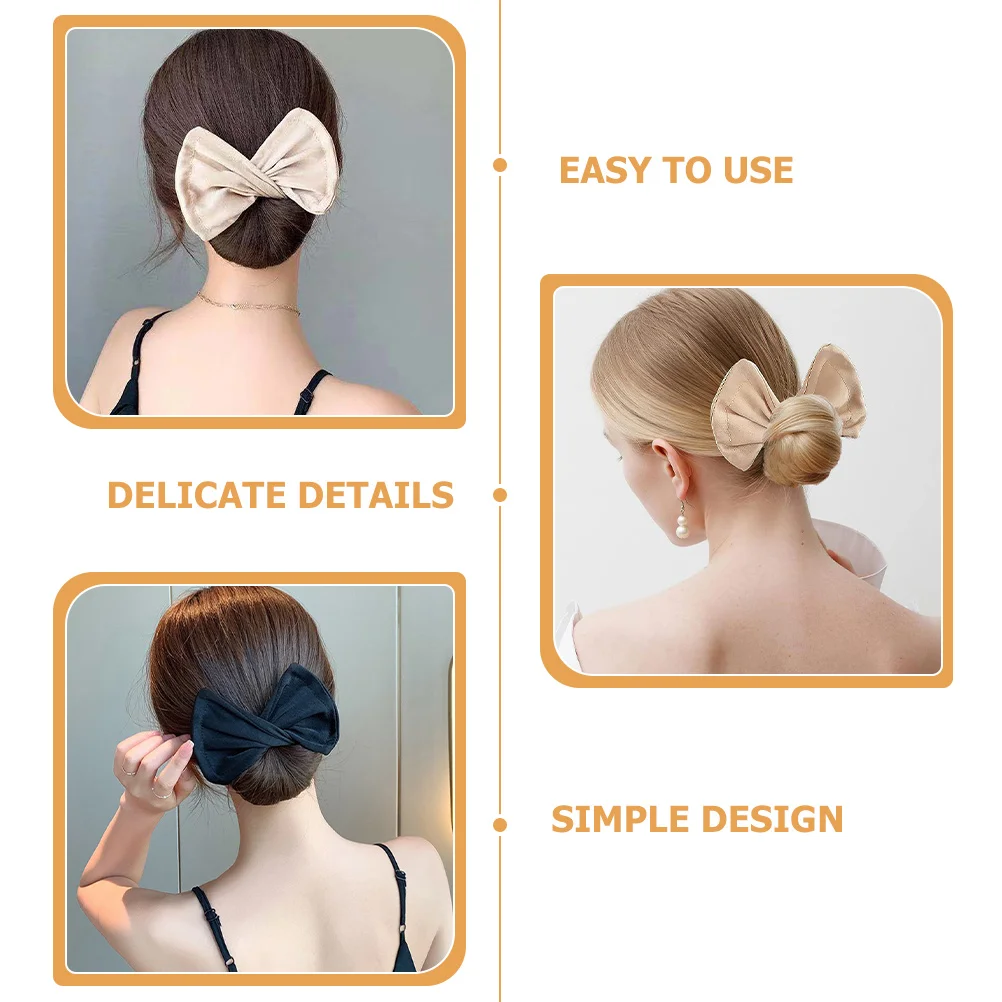 

3Pcs Bun Maker for Women Strong Hair Styling Tool Easy Lazy Bun Creator Suitable All Hair Types Roll Updo Hairstyle
