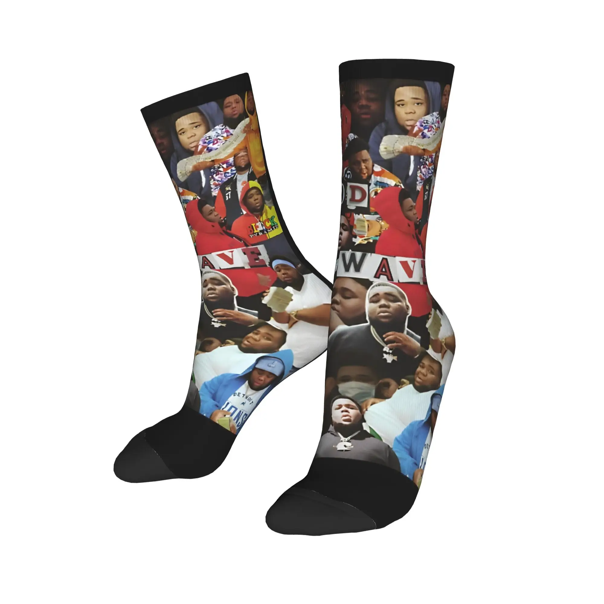 مغني الراب قضيب موجة الجوارب جوارب حديثة الخريف المضادة للبكتيريا الرجال الجوارب لينة نمط الجوارب في الهواء الطلق