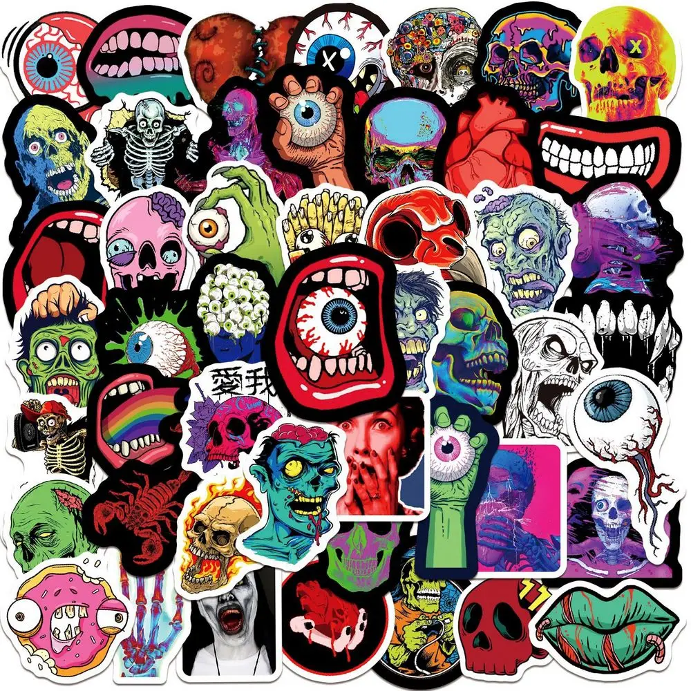 Pegatinas tácticas calavera y fantasma – Adhesivo impermeable outdoor