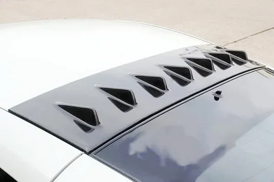 

Car-styling For Nissan 350Z Z33 Carbon Fiber Vortex Generator Glossy Finish Roof Wing Fibre Hard Top Splitter Lip Drift Trim Kit