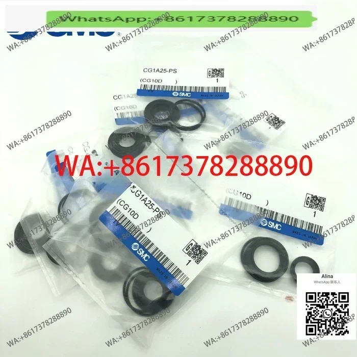 

10 шт. уплотнительных колец SMC: CG1BN, CG1A20-PS, CG1N25-PS, CG1A32-PS, CG1N40/50/63-PS