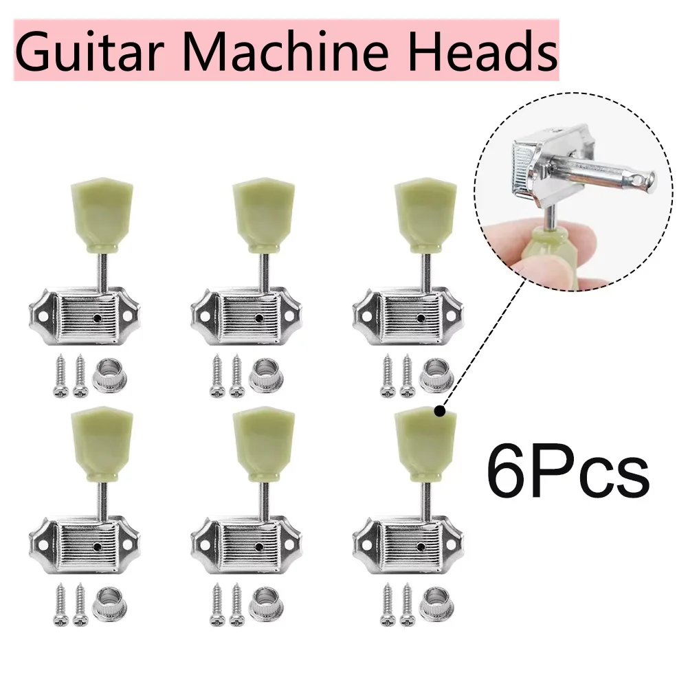 

for Gibson Les Paul 3L 3R Guitar Machine Head Peg Tuners Tuning Hot Latest Part Replacement Replaces Sale Stock Guitar headstock