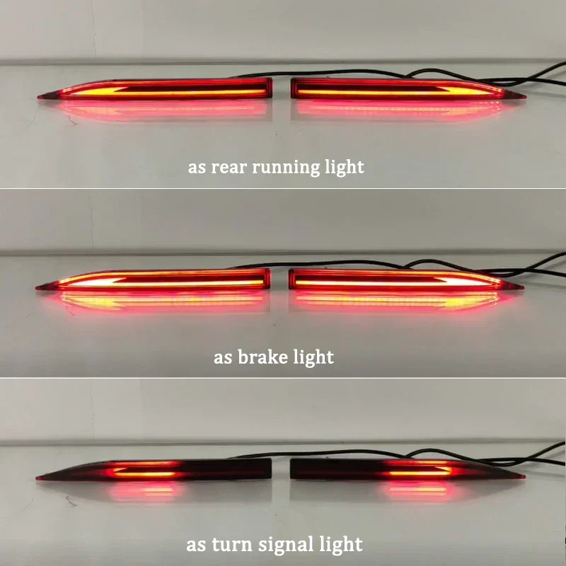 Lámparas LED de parachoques trasero para coche, luz de freno, intermitente, Reflector de marcha atrás, lámpara antiniebla, para Toyota Yaris Ativ