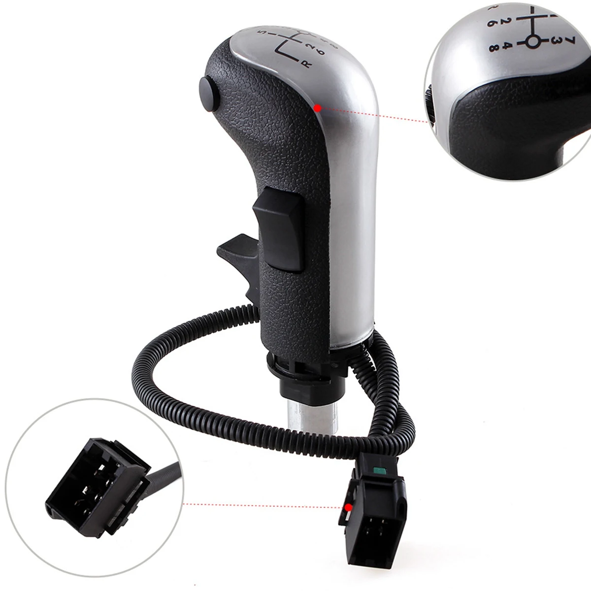 

6Pin Truck Electric Gear Shift Knob 8 Speed+R Gear Lever Shift Head for MAN TGA 81326200091 Truck Accessories jasmine