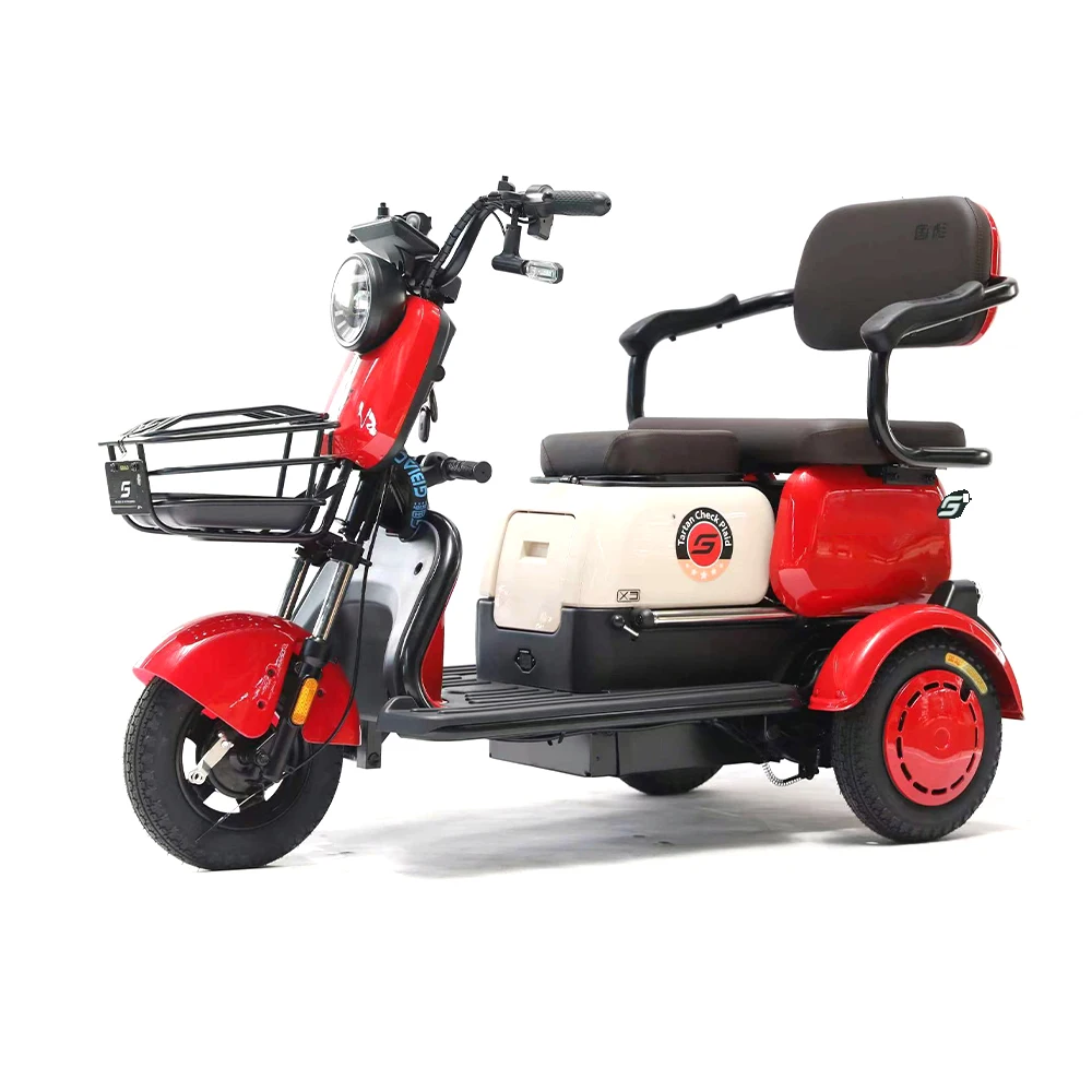 Factory custom three-wheeled electric motorcycle A three-wheeled electric motorcycle designed for the elderly