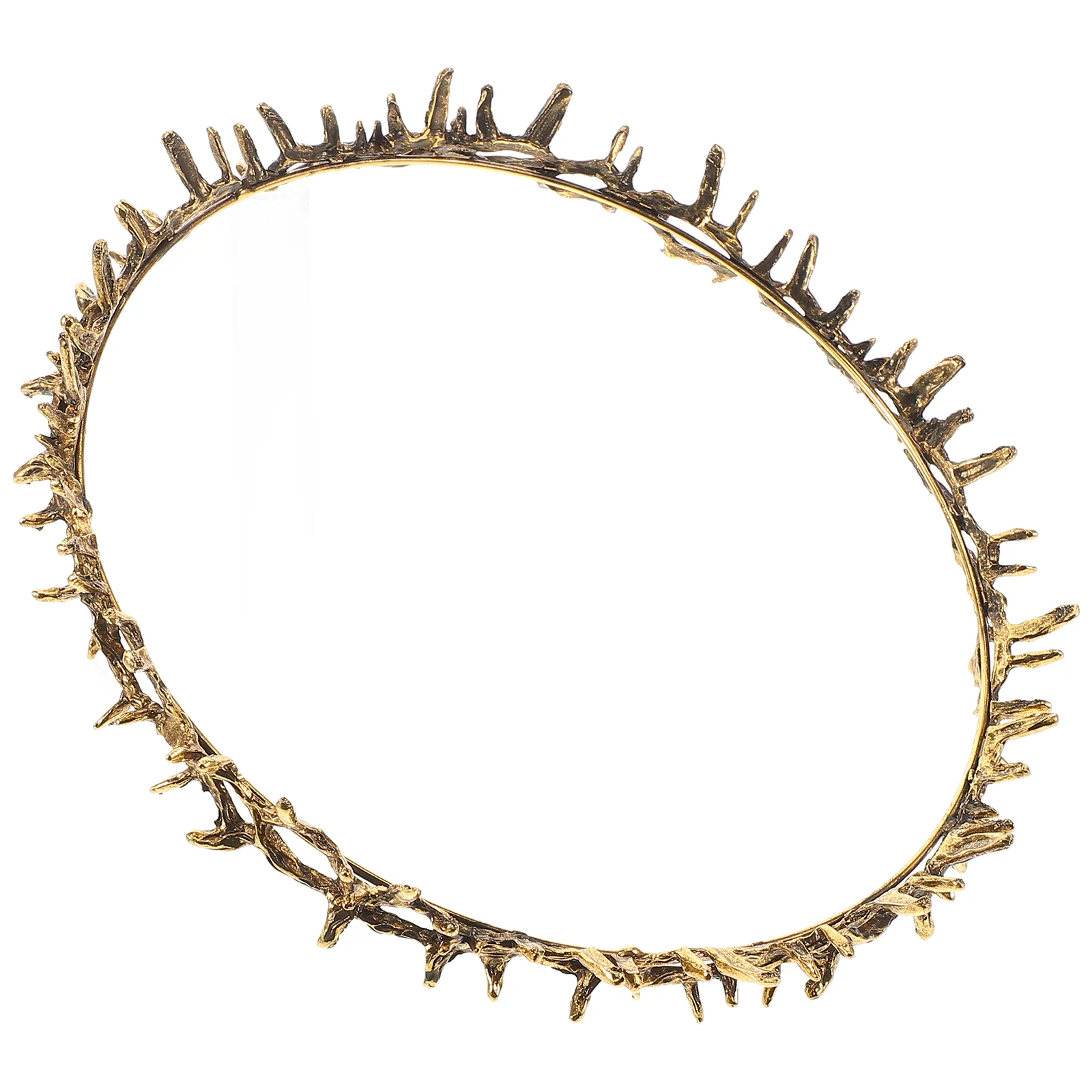 Crown of Thorns Decor Crowns Headband Men Egyptian Headpiece Barbed for Women Wire Bracelet