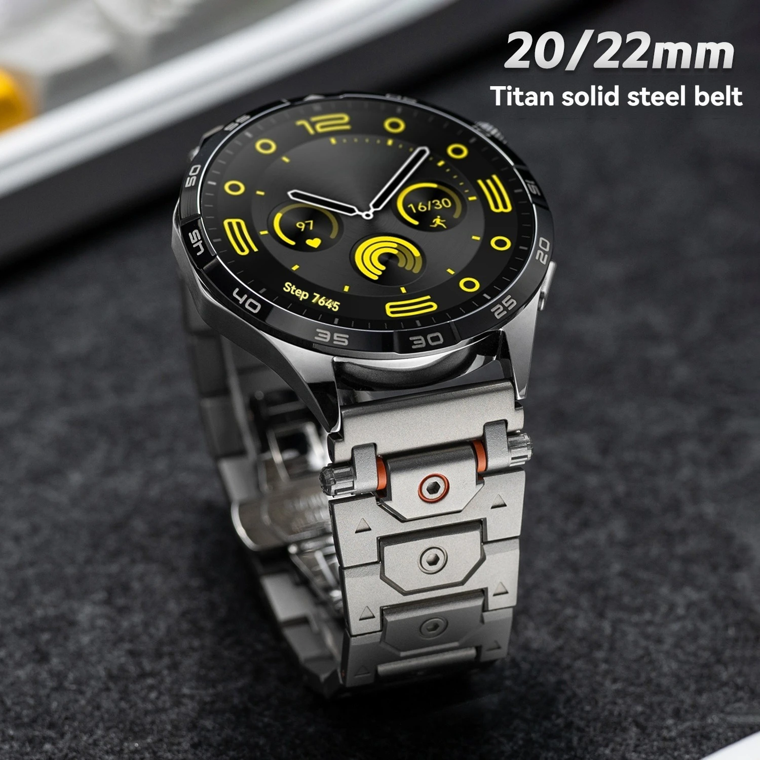 huawei-社時計バンド-gt5-金属-watch3pro-watch4pro-ヴィンテージ固体チタンステンレス鋼ストラップ-20-ミリメートル-22-ミリメートルストラップ-gt4-3-時計チェーン