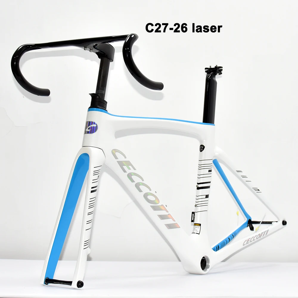 Carbon Road Bicycle Disc Brake Frame, Internal Full Hidden Cable Line, 68mm Bottom Bracket Frameset