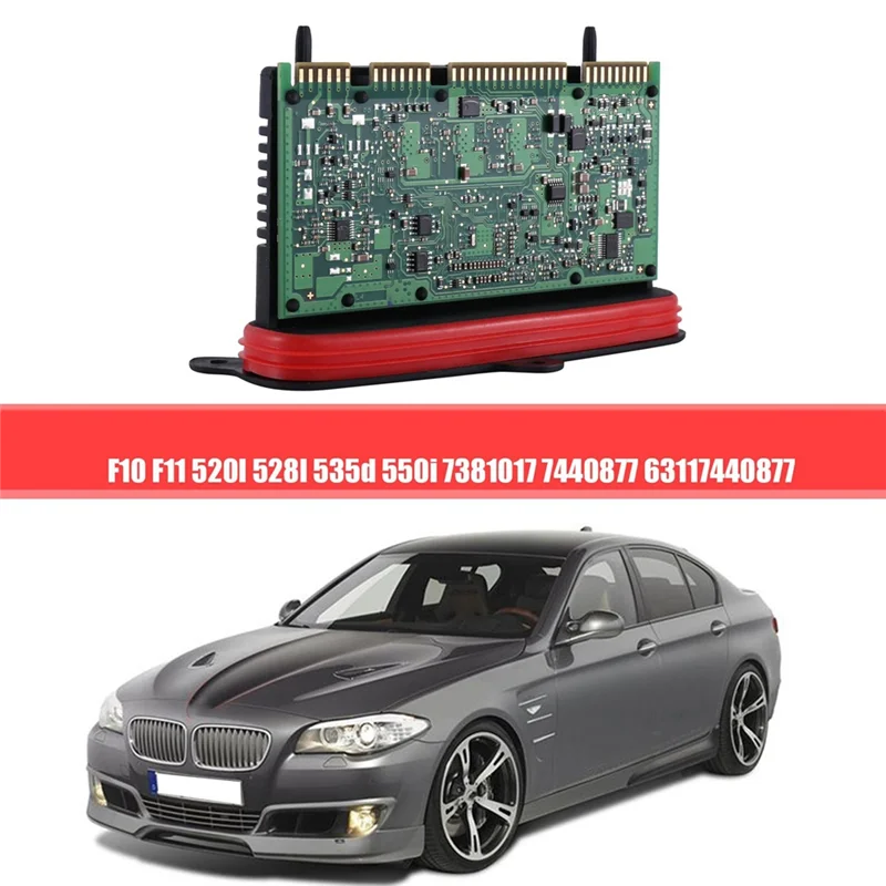 جديد وصول 63117440877 المصابيح الأمامية TMS التكيف محرك وحدة تحكم وحدة لسيارات BMW 5 سلسلة F10 F11 520I 528I 535D 7381017 744087