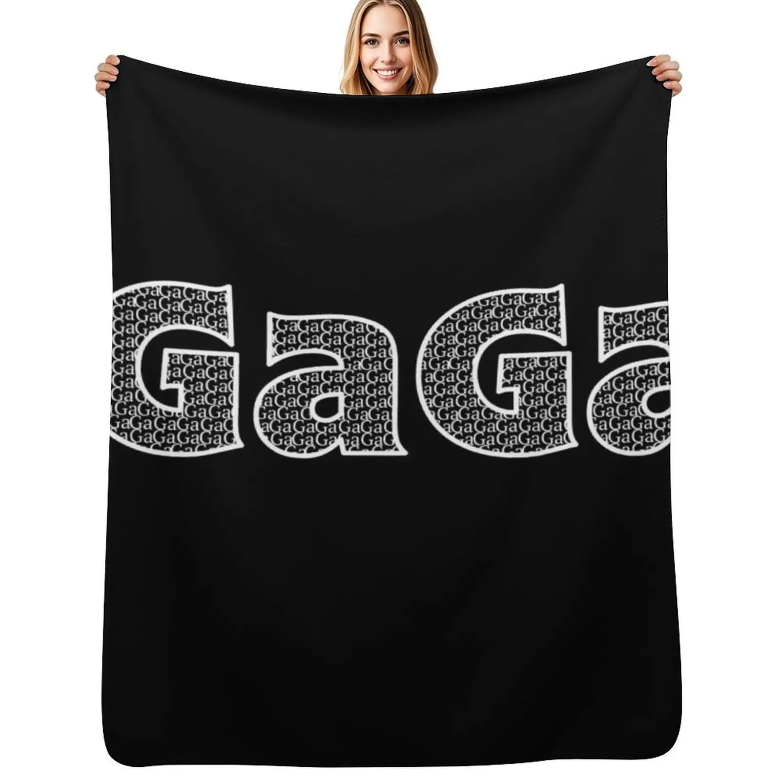 GaGa Throw Blanket Stylish Warm Blanket for Living Room Bedroom