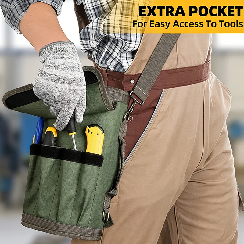 New Electrician And Mechanic's Portable Tool Roll Bag Heavy Duty Roll Up Detachable Zipper Bag