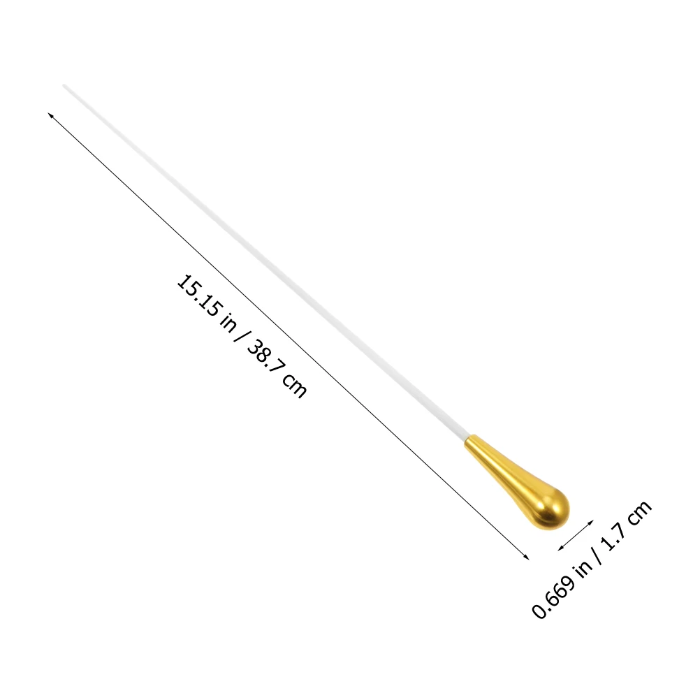 

2 Pcs Concert Music Conductor Accessories Major Musical Instrument Conducting Stick Plastic Steel