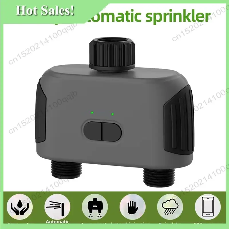 

-FDDT Wifi/Bluetooth Smart Irrigation Timer, Programmable Water Valve, Automatic Lawn Sprinkler, Rain Delay Controller