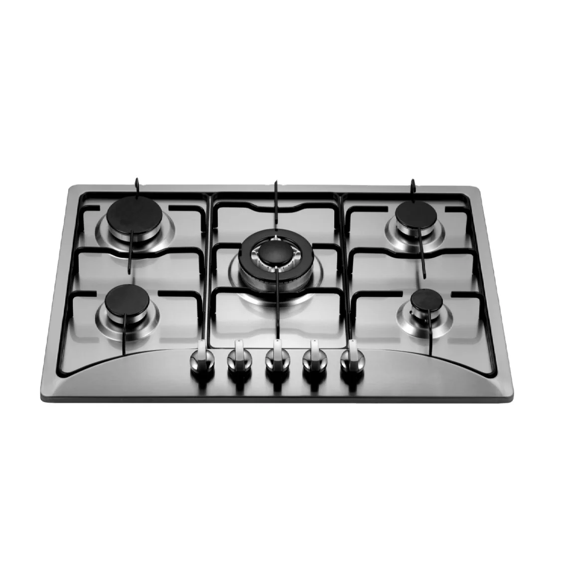 High-Pressure 5-Burner Gas Hob Stove Reasonable Price Electric and Battery-Powered Enamel Burner Cap for Outdoor Household Use