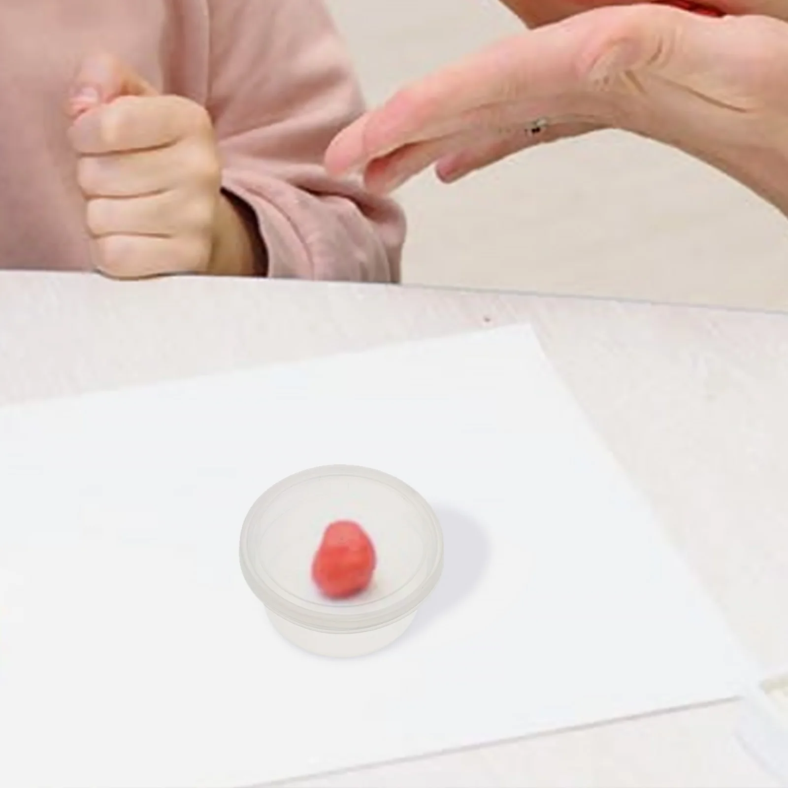 

20Pcs Transparent Plasticine Case Portable Lightweight Containers for Multi-Color Clay and Small Items Storage