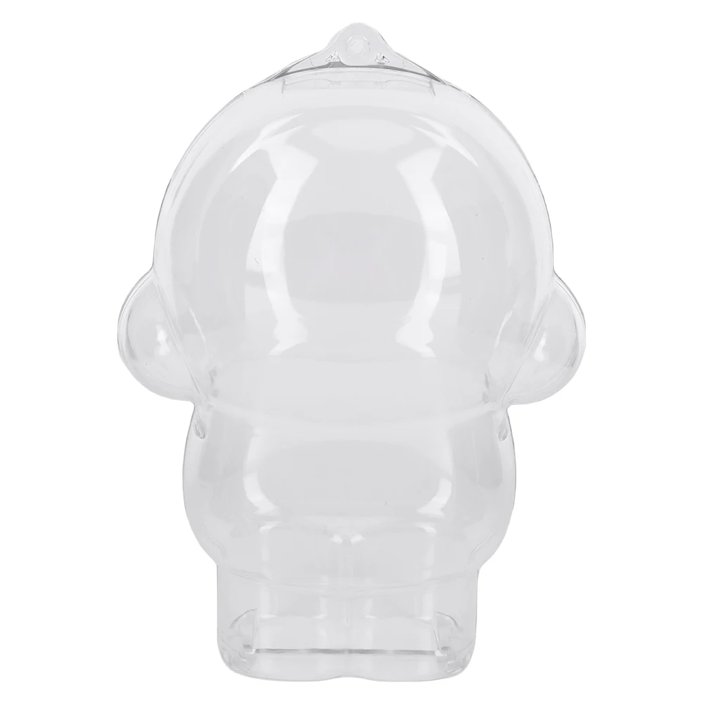 Transparente Schutzhülle für Puppen, Staubhülle, tragbare Organizer-Box für Totenkopf, Panda, Winterbewegung