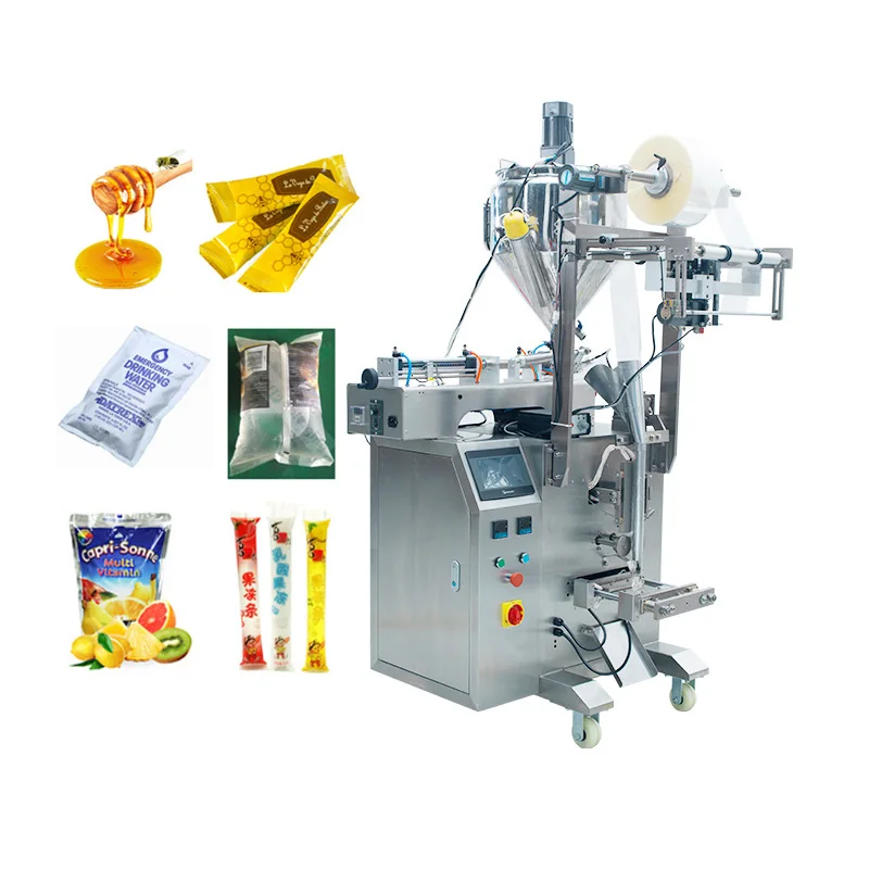 Landpack Dairy Milk Packing Machine Square Corner Packing Honey Small Liquid Milk Filing Packing Machine