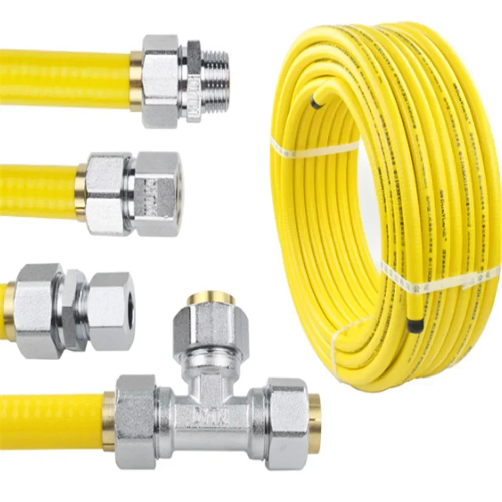 

304 Stainless Steel 4 Points Customizable Stainless Steel Natural Gas Pipe Gas Pipe Water Heater