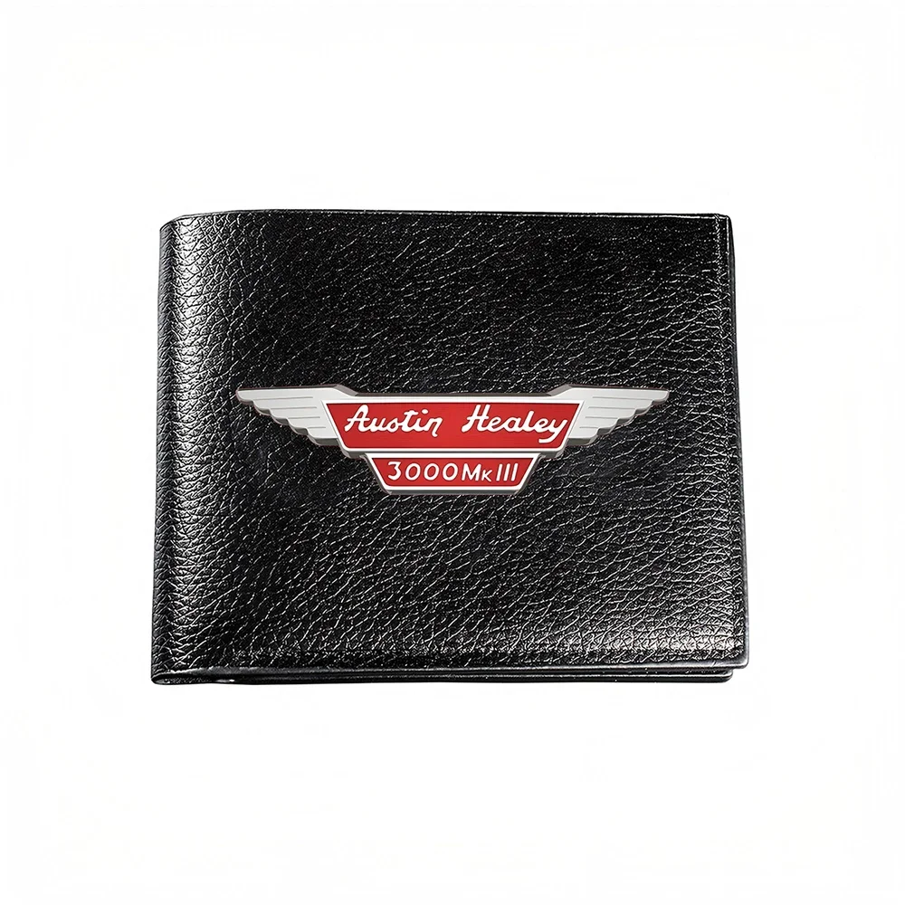 Austin Healey 3000 Mk III Wing Logo Men's Wallet Card Holder Casual Business Fashion Print Design