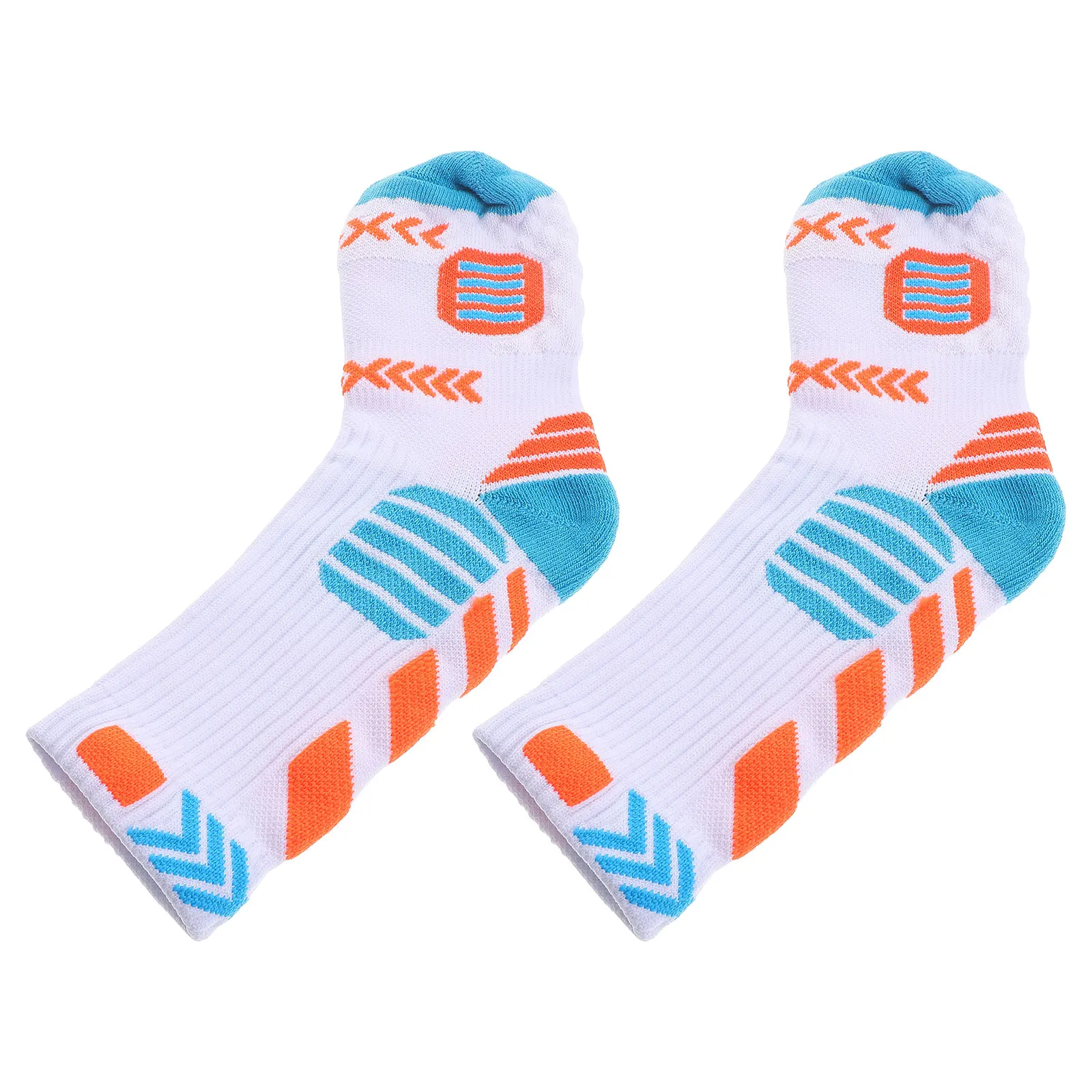 

1Pair Kids Basketball Socks High Elasticity Antislip Thickened Cushioning Mid Calf Sports Socks for Boys Basketball Accessories