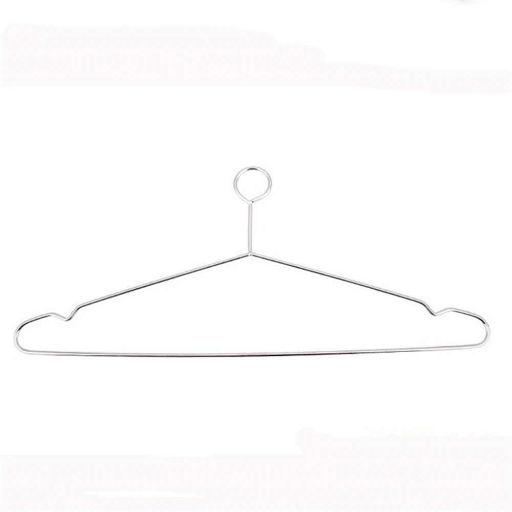 

10 PCS Anti-theft Stainless Steel Clothes Hanger with Security Hook Metal Hangers for Hotel Closet Organizer Wholesale XB