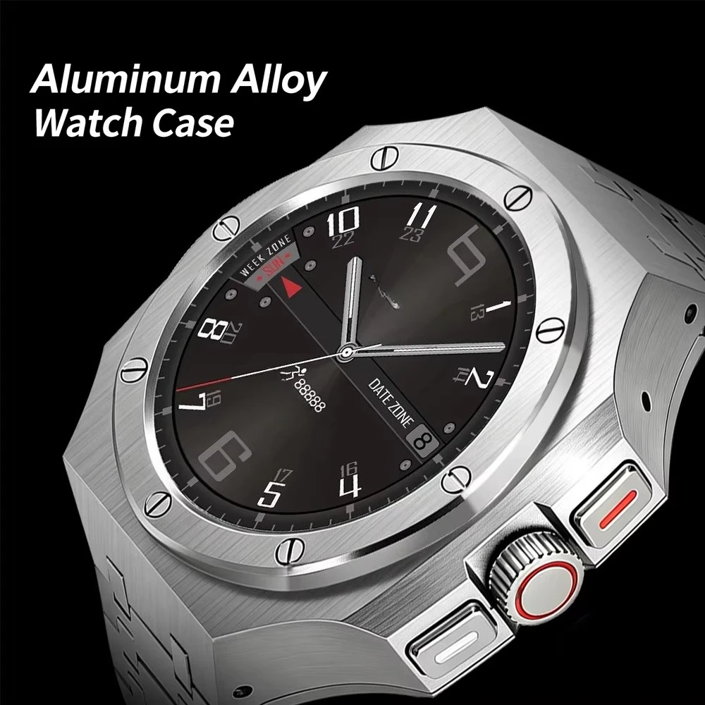 For Samsung Galaxy Watch Ultra2 Aluminum Alloy AP Mod Kit Case Steel Clasp Band Strap for Galaxy Ultra 2026 Modification Kit
