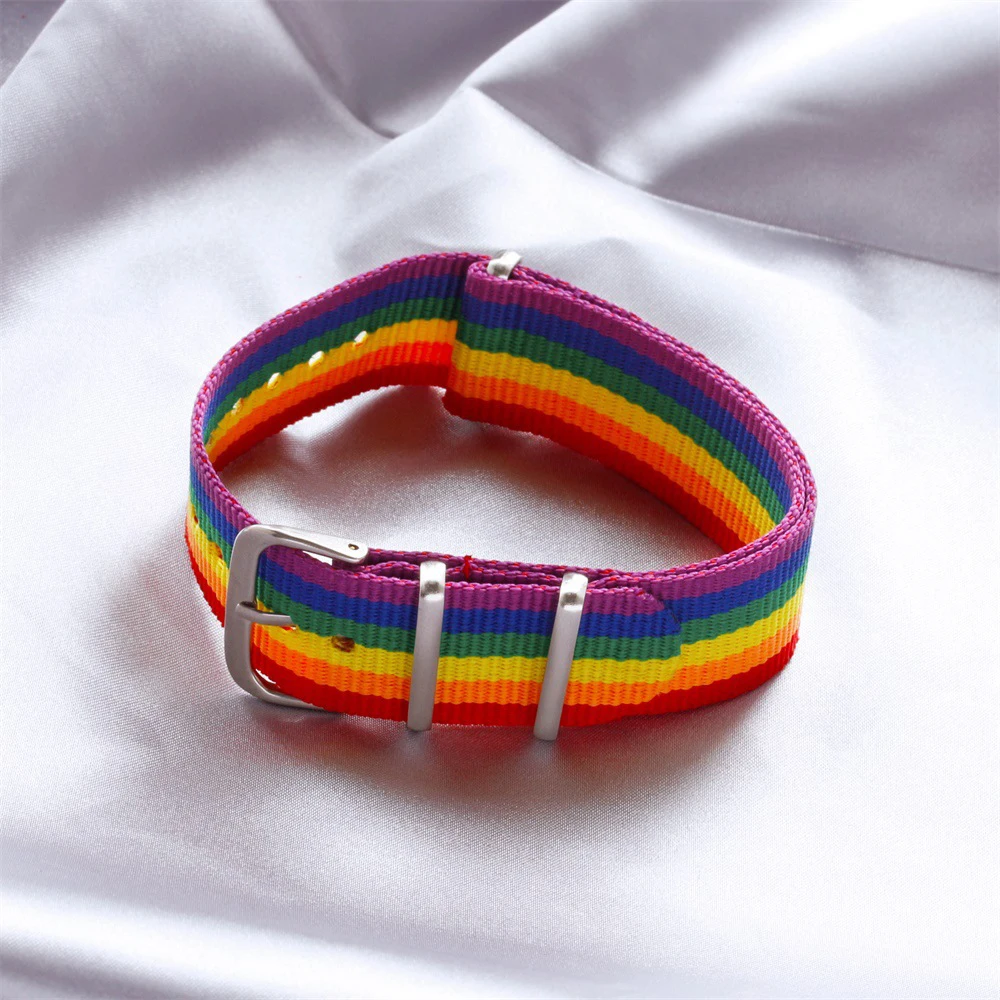1Pcs Fashion Jewelry Women's Bracelet Adjustable Cotton Linen Charm Straps Rainbow Wristband Daisy Strap Bracelets