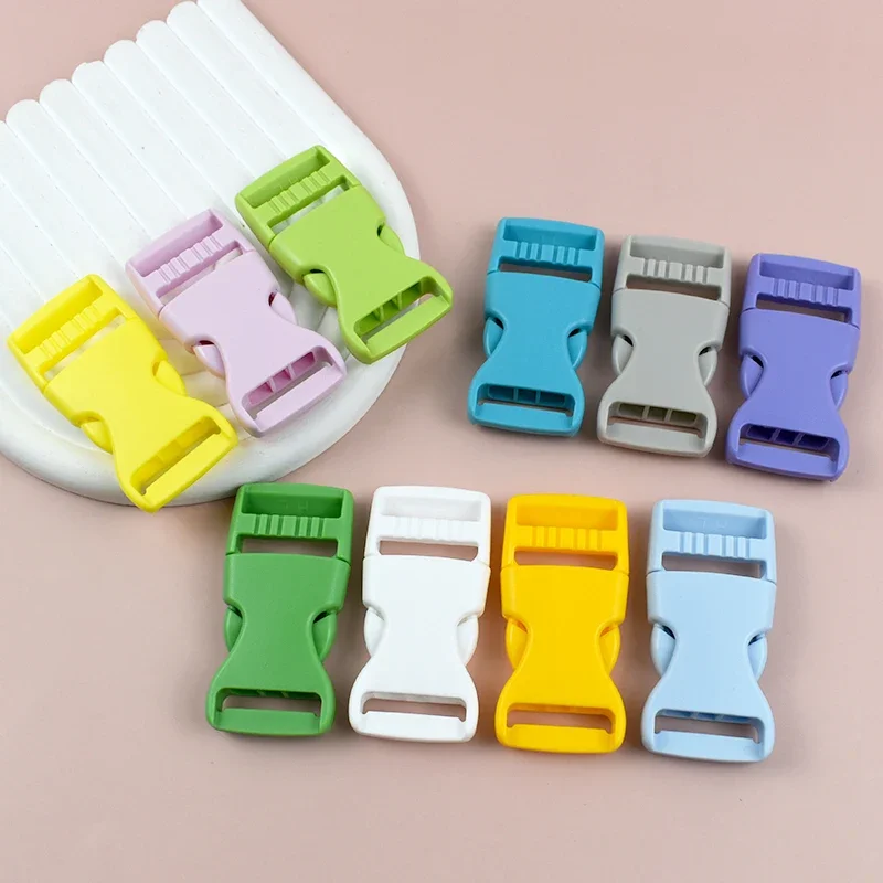 10Pcs 10-38mm Dog Collar Plastic Buckles Safety Belt Release Buckle Clip Webbing Strap Closure Insert Clasp Backpack Fastener