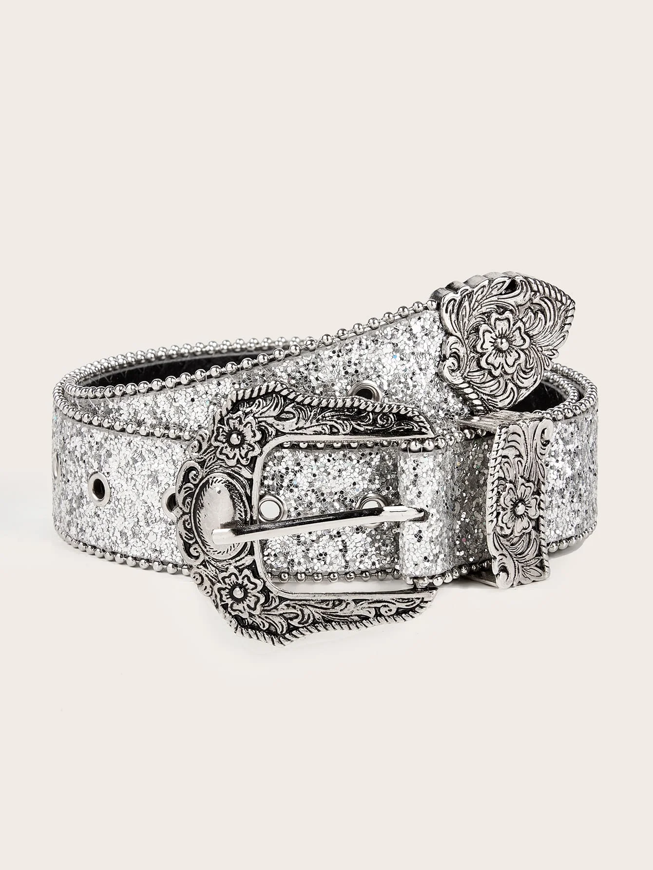 

1pc Women's Dopamine Y2K Star-Shaped Eyelet Decor Western Style Thick Waist Belt, Suitable For Daily Wear Summer, School Fall, Autumn, Halloween