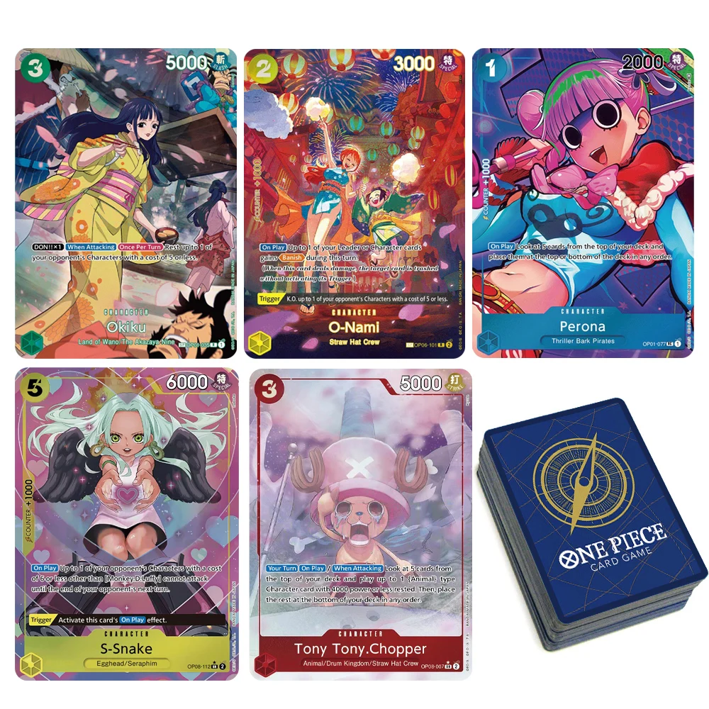 

Anime Proxy card One Piece English Card Version OPCG Nami&Tashigi&Yamato Game Anime SSR Collection Cards for Children Gift Toys