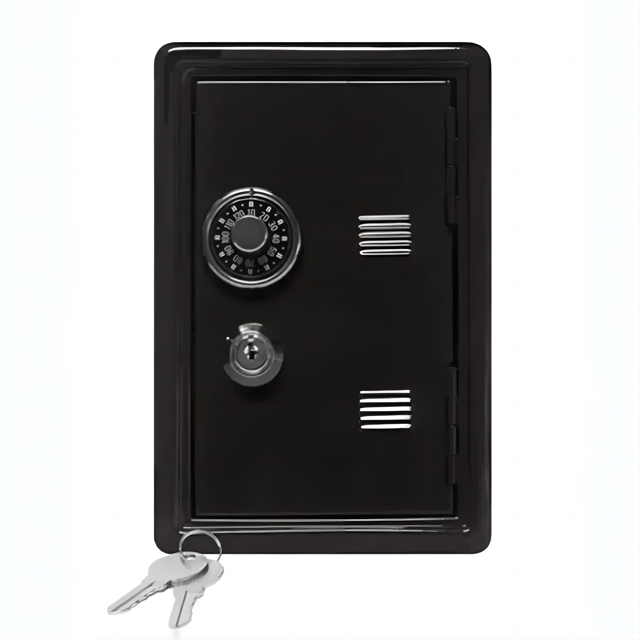 Household Insurance Box Vertical Mini Metal Safe Car Safe Key Insurance Cabinet Desktop Decoration Piggy Bank