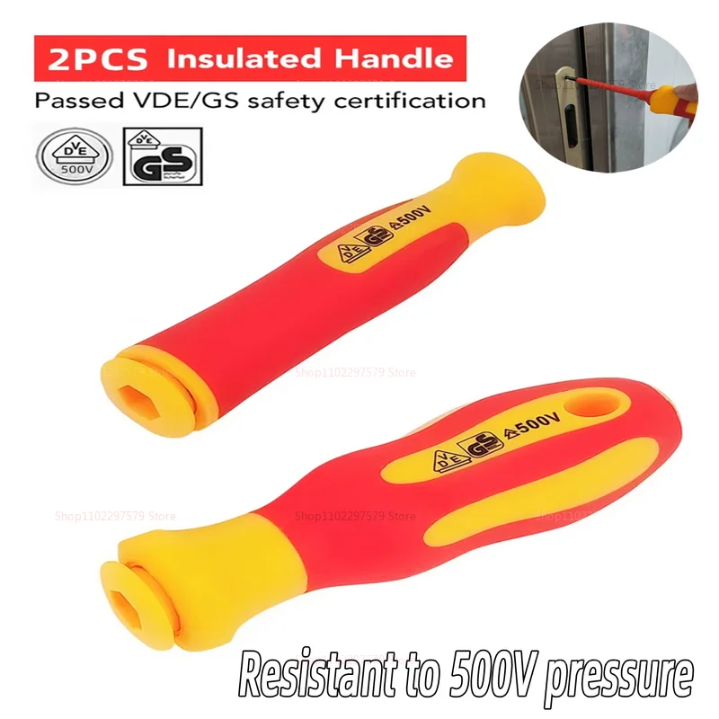 10 في 1 معزول مفك مجموعة 500 فولت صلابة عالية المغناطيسي فيليبس مسدس كهربائي أدوات إصلاح المهنية