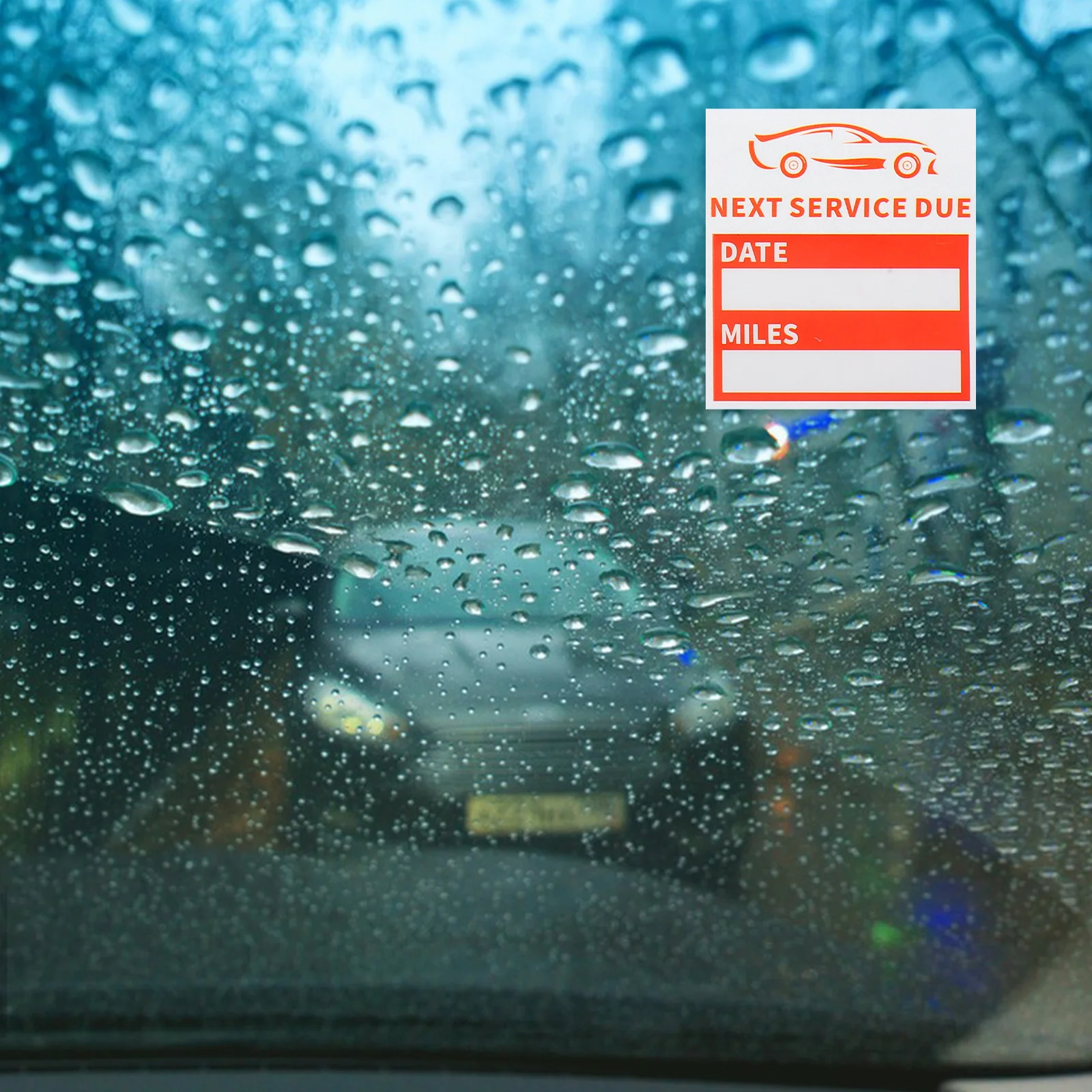 10 folhas próximo serviço devido adesivos graváveis lembrete de serviço à prova d'água para uso em motocicleta automática etiquetas de mudança de óleo