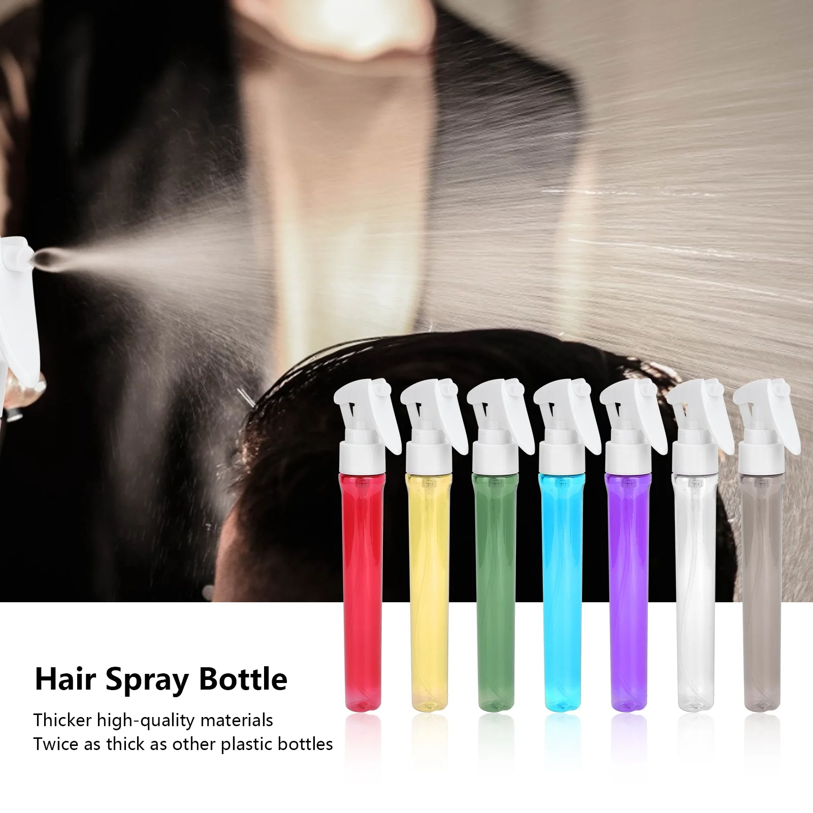 Haarspray-Flasche Tragbare Nachfüllbare Leere Sprühflasche für Haarstyling Feiner Nebel Sprühflasche 38ml