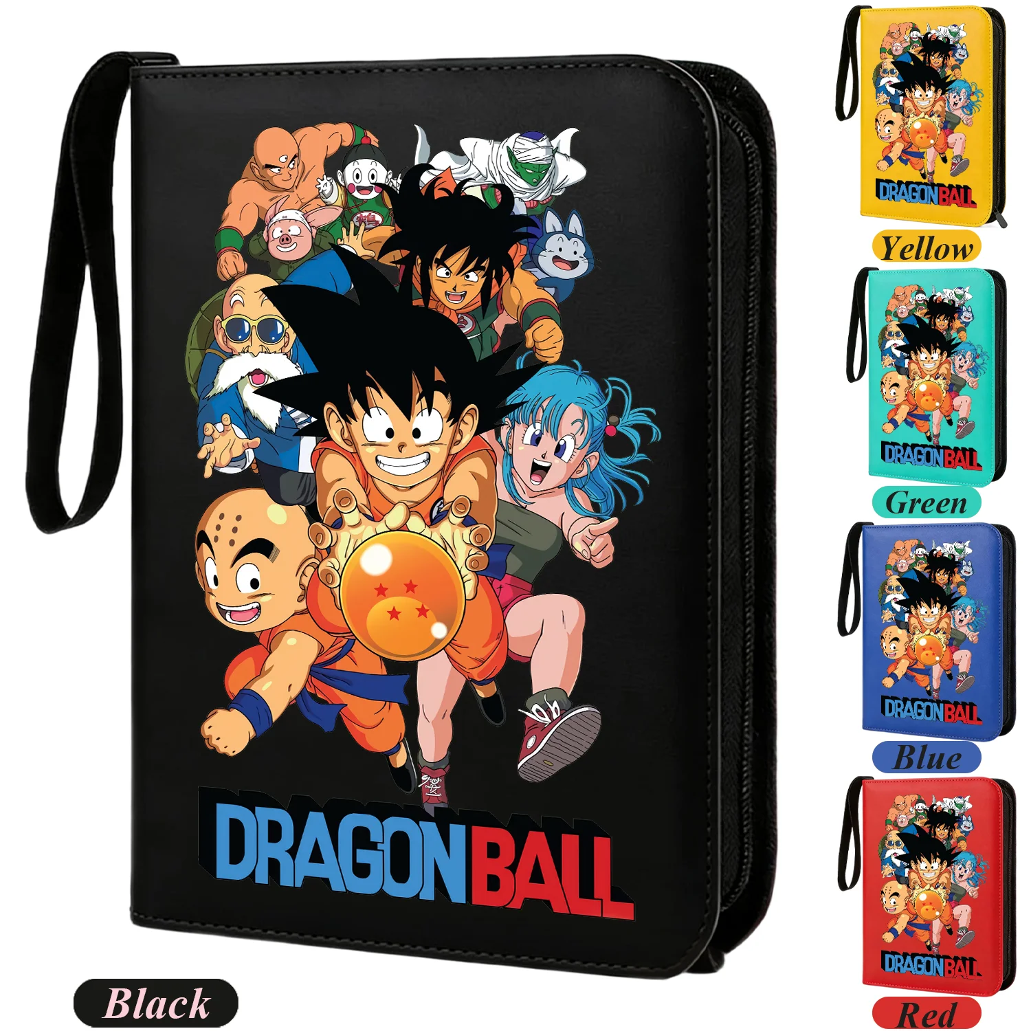 Album de cartes Dragon Ball, 400 pièces, classeur de collection d'anime, 4 emplacements pour cartes, classeur de cartes de jeu, porte-cartes, fermeture éclair, cadeaux, jouets