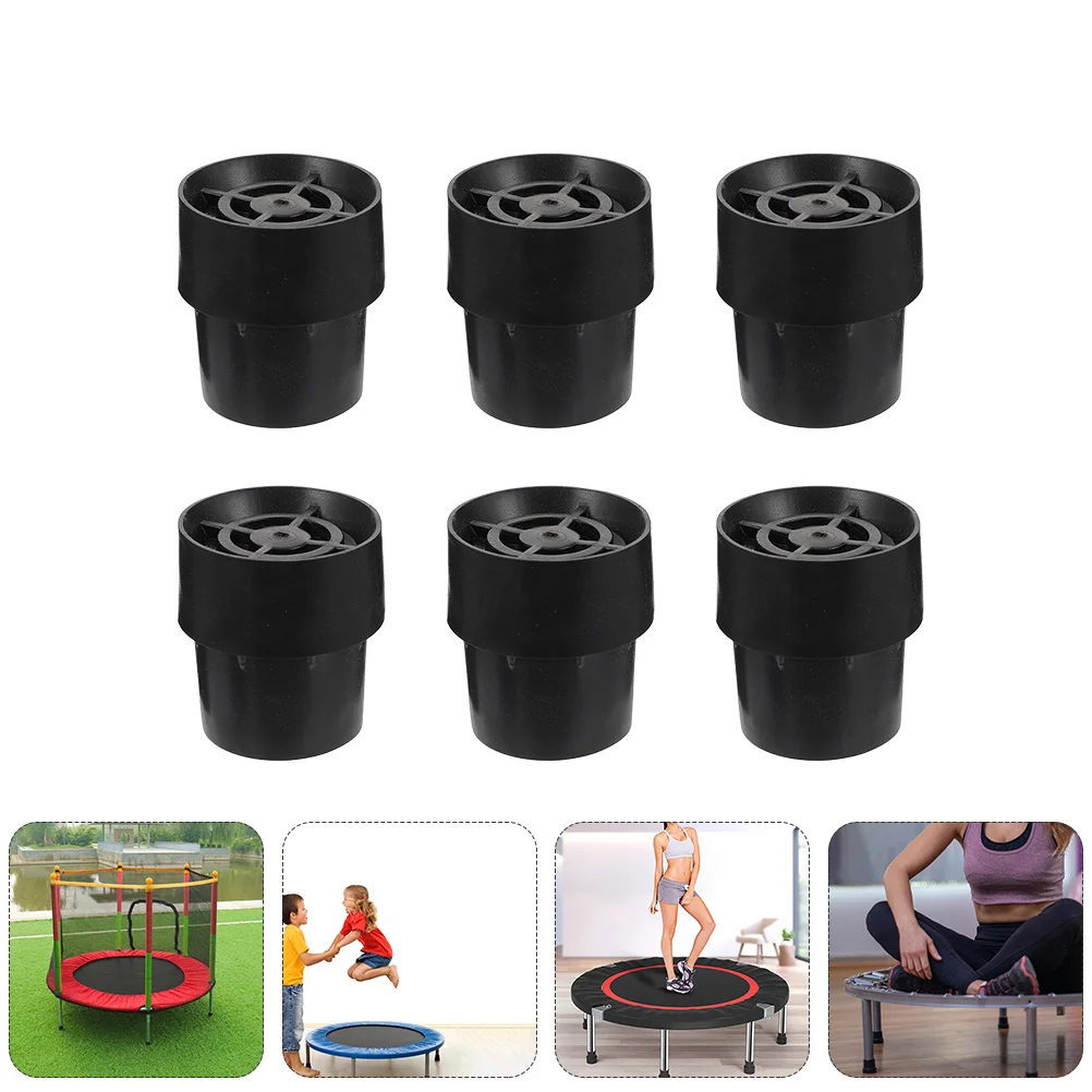 Trampoline Leg Covers Floor Mat Non Slip Mats for Multipurpose Black Table Feet Bride