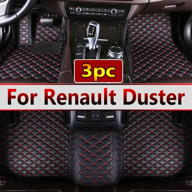 Car Floor Mats For Renault Duster 2012~2018 Auto DropShipping Center Auto Interior Accessories Leather Carpets Rugs Foot Pads