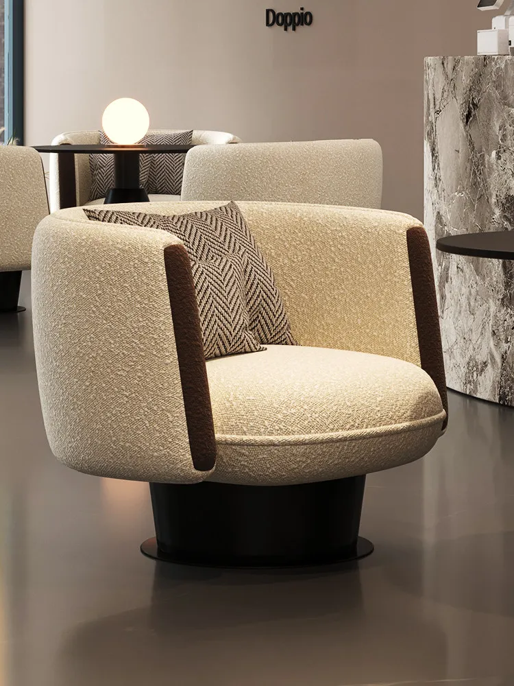 Modern PU Business Negotiation Table Chair Combination Coffee Shop Sofa Coffee Table Sales Office Beauty Salon Rest Area