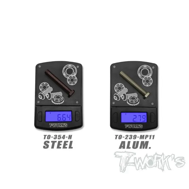 Original t funciona TO-354-H mola de aço servo saver eixo (para kyosho mp11) 2 peças ferramenta rc