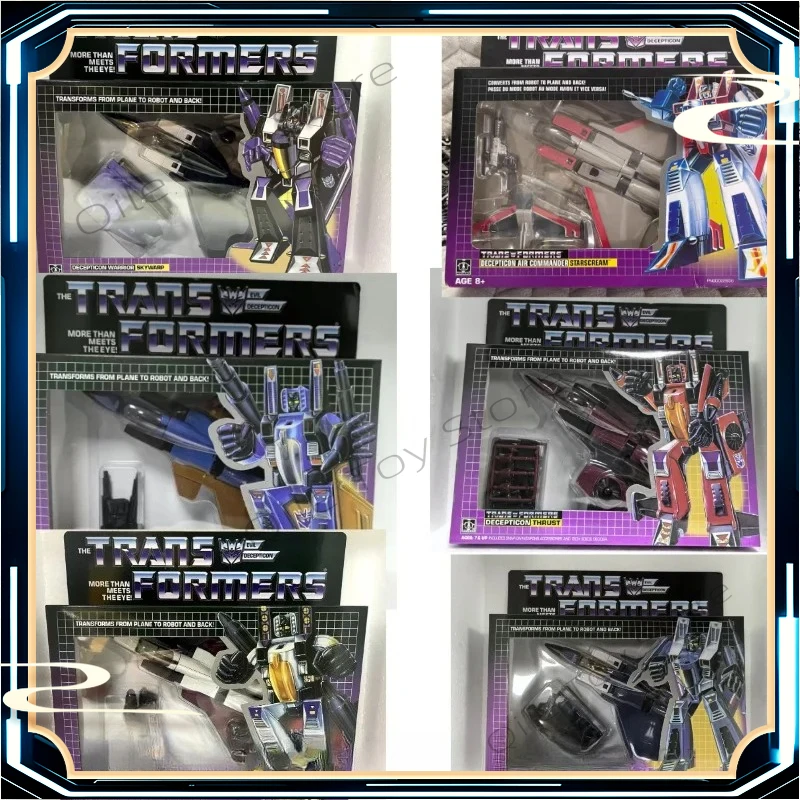 

В наличии Трансформированные игрушки G1 Reissue KO Diger Ramjet Skywarp Thundercracker Starscream Thrust Фигурка Игрушка Подарочная коллекция